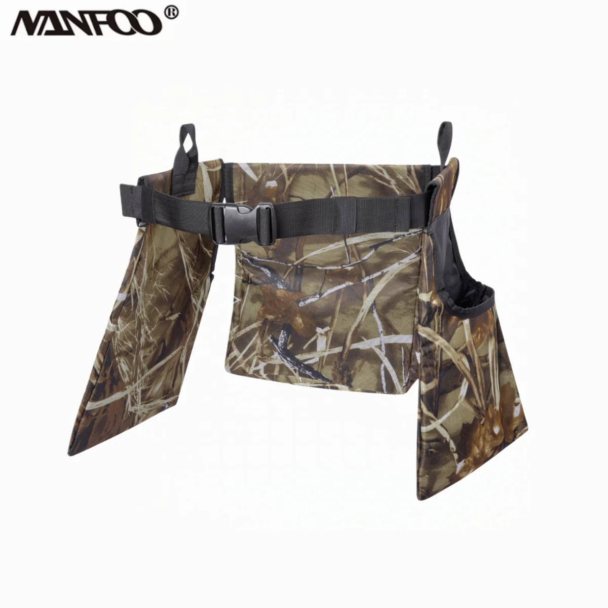 Riñonera multifuncional para deportes al aire libre, caza, pesca, resistente al desgaste, camuflaje biónico, accesorios de caza, bolsa de almacenamiento - imagen 2