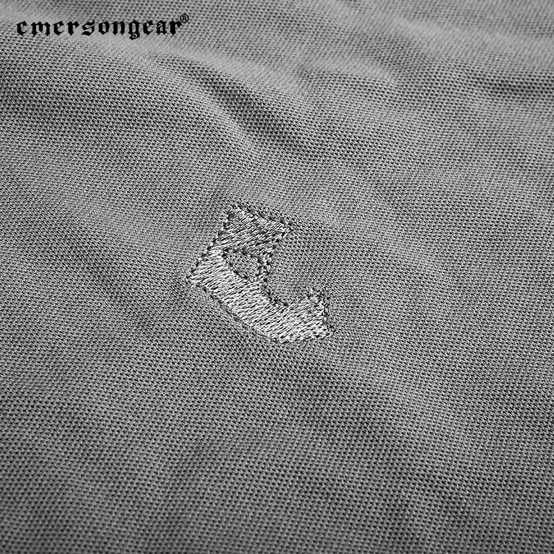 Emersongear-camisetas de manga corta para hombre, POLO táctico de secado unidireccional con etiqueta azul, para acampar, Airsoft, caza y senderismo - imagen 5