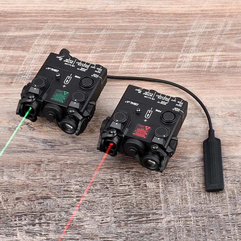 ¡Nuevo! VCSEL DBAL-A2 IR LED rojo punto verde indicador láser WADSN arma caza lámpara IR estroboscópica linterna Full Metal DBAL A2 luz - imagen 2