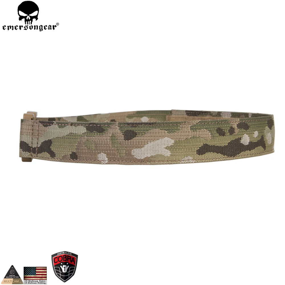 Emersongear-Cinturón táctico de 1,5 pulgadas, cinturón de tirador con gancho y bucle, cinturón táctico de camuflaje múltiple de nailon para caza Emerson EM9301 - imagen 2