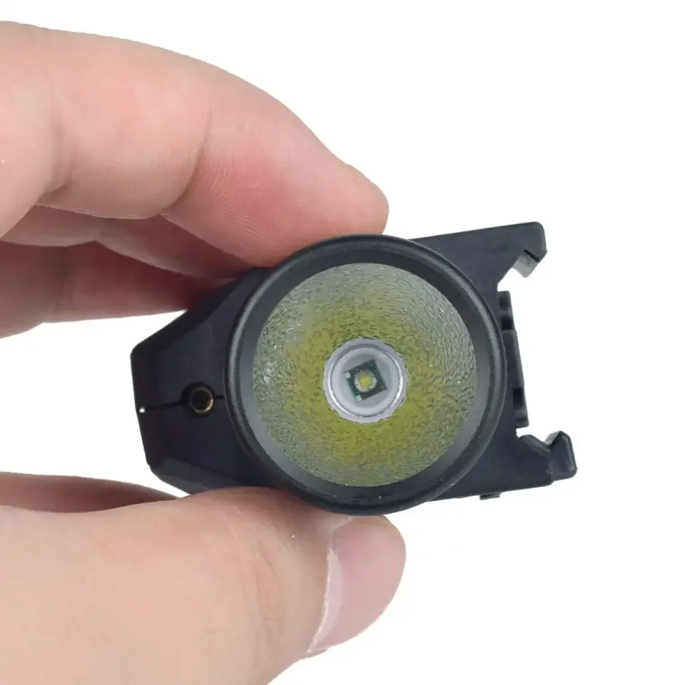 Linterna táctica de luz LED para arma con punto rojo, mira láser para caza, pistola Airsoft, Mini pistola de luz para riel de 20mm - imagen 4