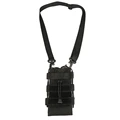 black with strap