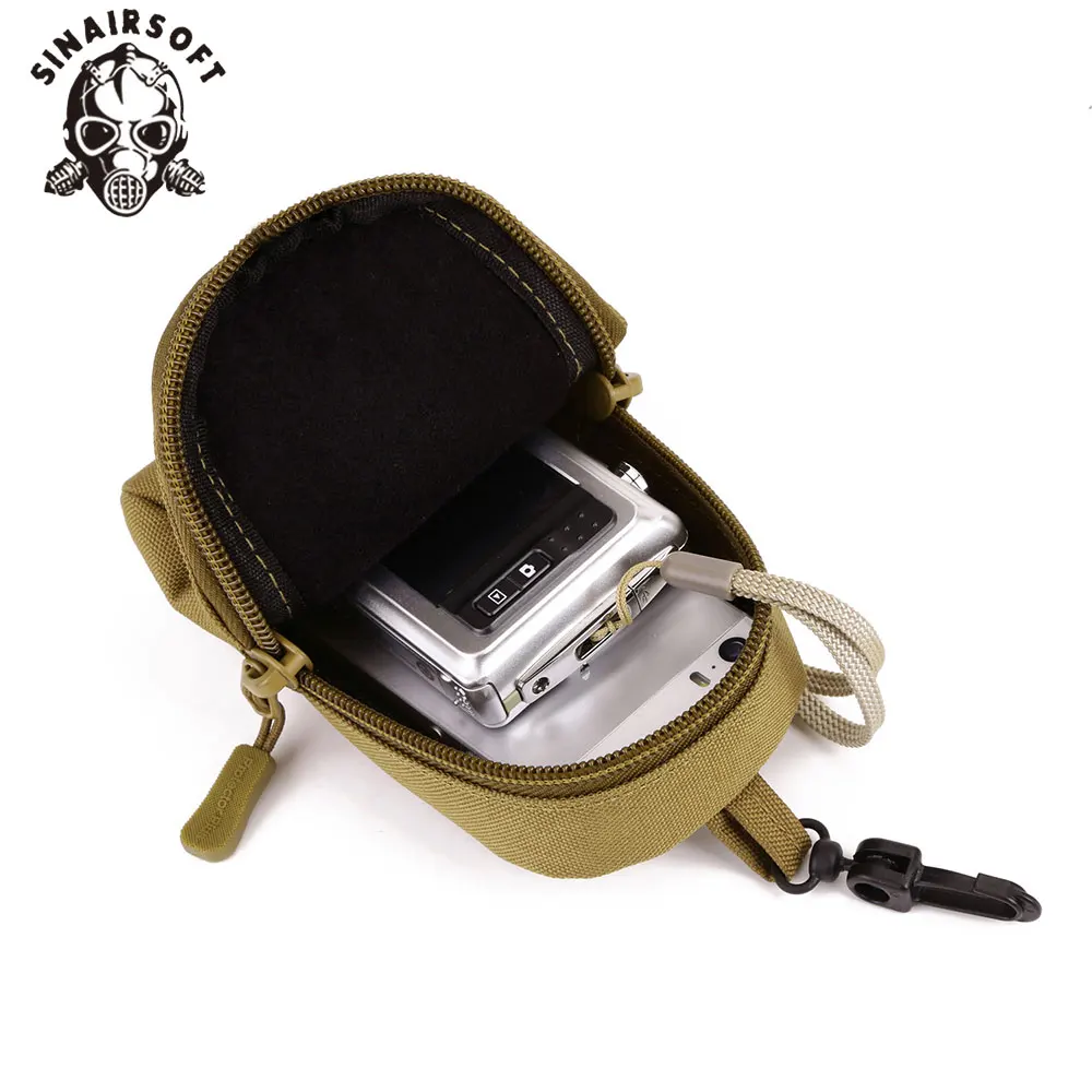 SINAIRSOFT-bolsa táctica Molle para teléfono de 4,5 pulgadas para hombre, Mini bolsa de herramientas para exteriores, kit de herramientas para deporte, Camping, senderismo, accesorios - imagen 4