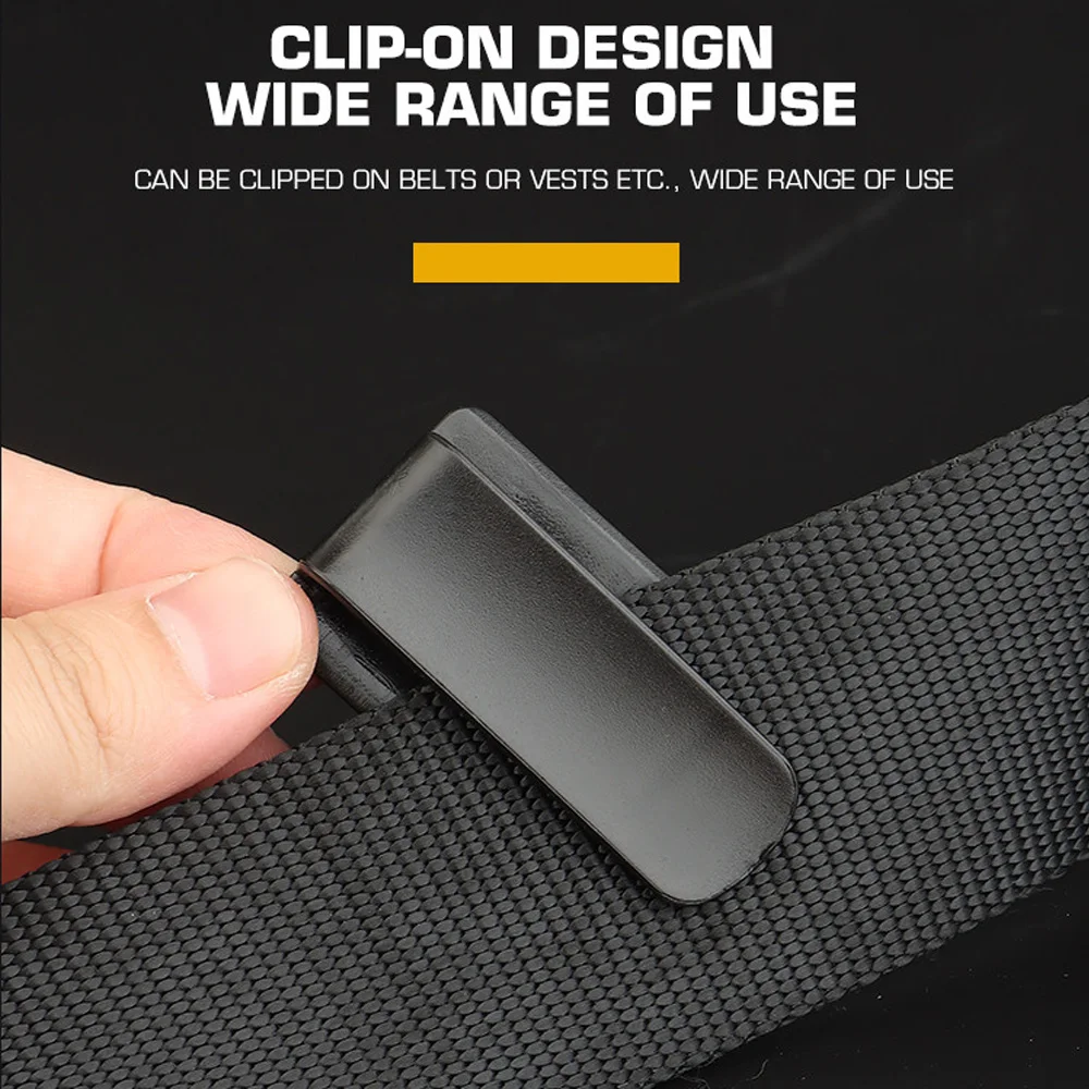 Luz de señal táctica MOLLE, bolsa de caza, chaleco, casco de seguridad con Clip, lámpara de supervivencia impermeable, señal de rescate, luz estroboscópica para bicicleta - imagen 3