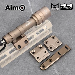 WADSN M600U M300C Linterna táctica base desplazada M-Lok/Keymod