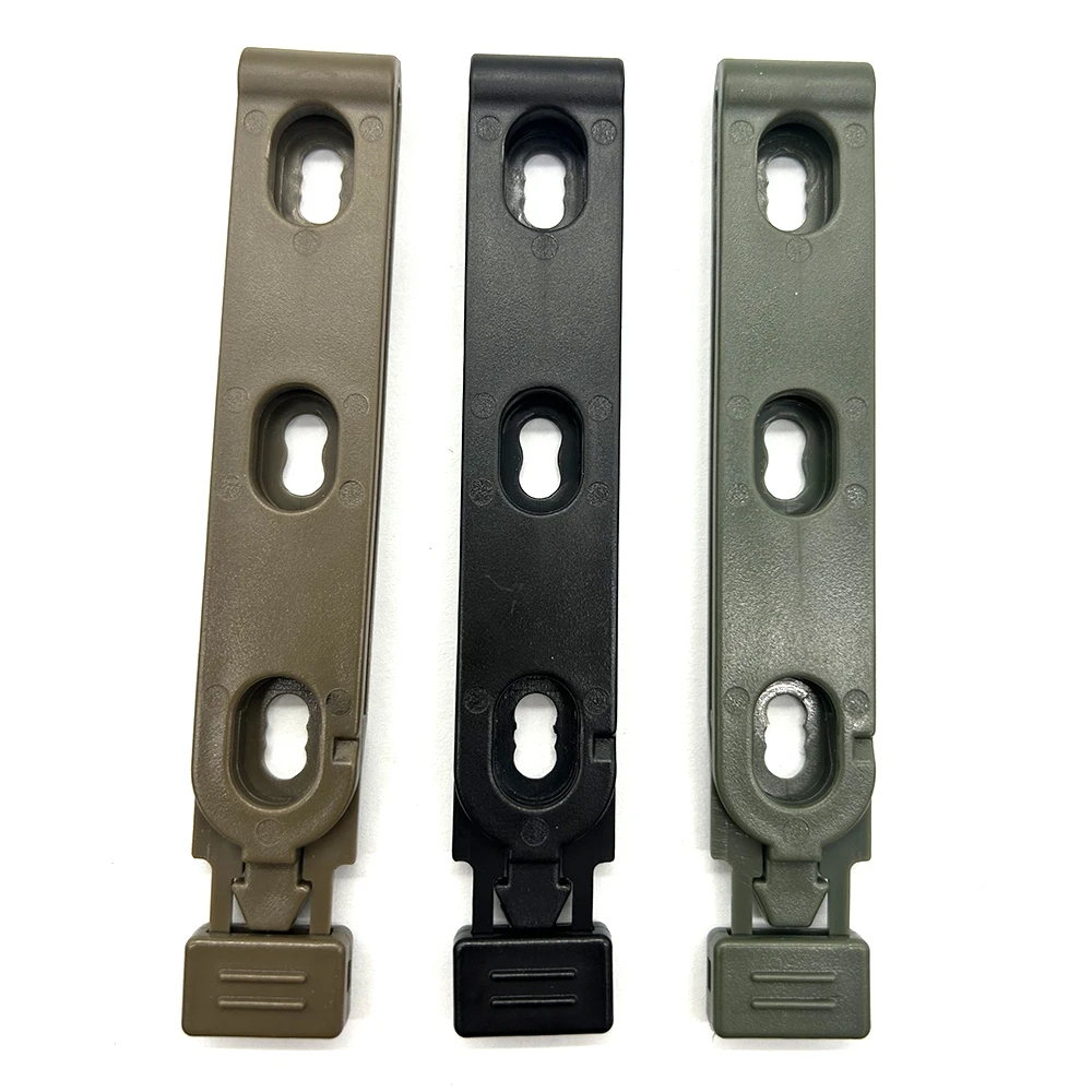 1 par de Clips Molle tácticos de fijación Molle para funda de cuchillo Universal, bolsa de cargador, Clips traseros, abrazadera, accesorio de herramienta - imagen 5