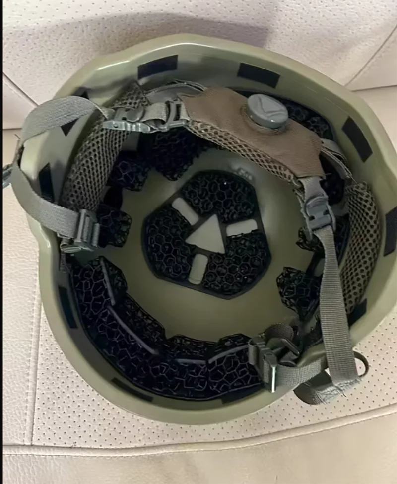 Almohadilla reductora de presión y amortiguación alta para casco, no abrasiva, transpirable, muy elástica, celosía nano, fácil de limpiar