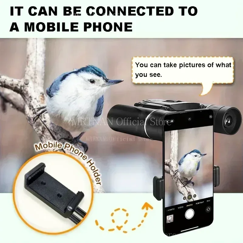 Binoculares potentes de 3000x22, Mini telescopio plegable de largo alcance de 50000M, óptica BAK4 FMC para Deportes de caza, viajes de acampada al aire libre - imagen 5