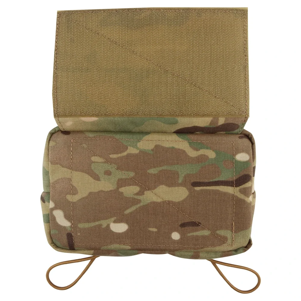 Bolsa de aparejo de pecho táctico, bolsa de volcado, chaleco Molle de caza, bolsa de utilidad colgante, doble cremallera, accesorios de aparejo de pecho MK4 - imagen 3