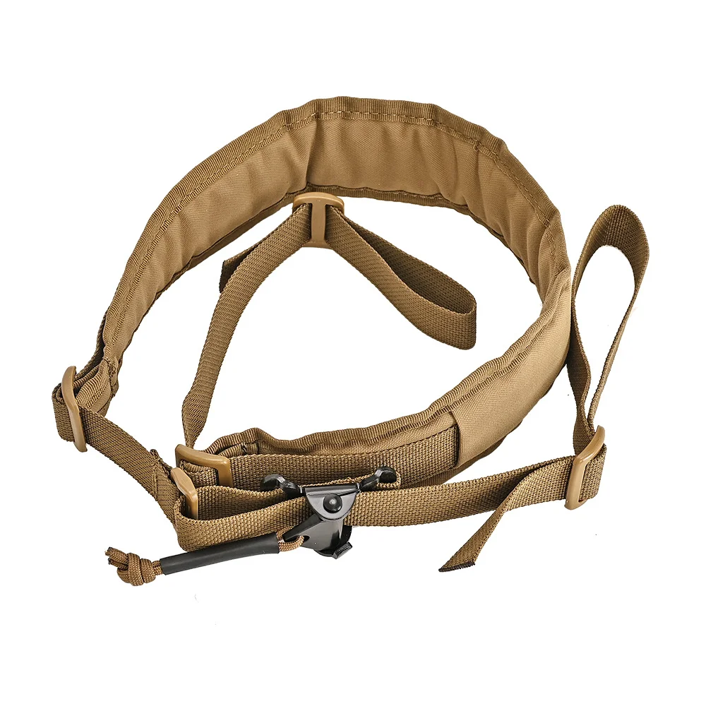 Cabestrillo de Rifle Modular de 2 puntos, lengüeta de tracción ajustable, cómoda correa de hombro acolchada, accesorios de caza de Paintball para arma de juego de guerra - imagen 3