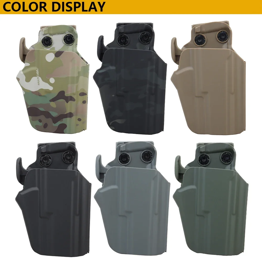 Funda táctica para caza Airsoft, cinturón de liberación rápida, fundas subcompactas para BERETTA JERICHO S & W CZ SIG SPRINGFIELD XD - imagen 5