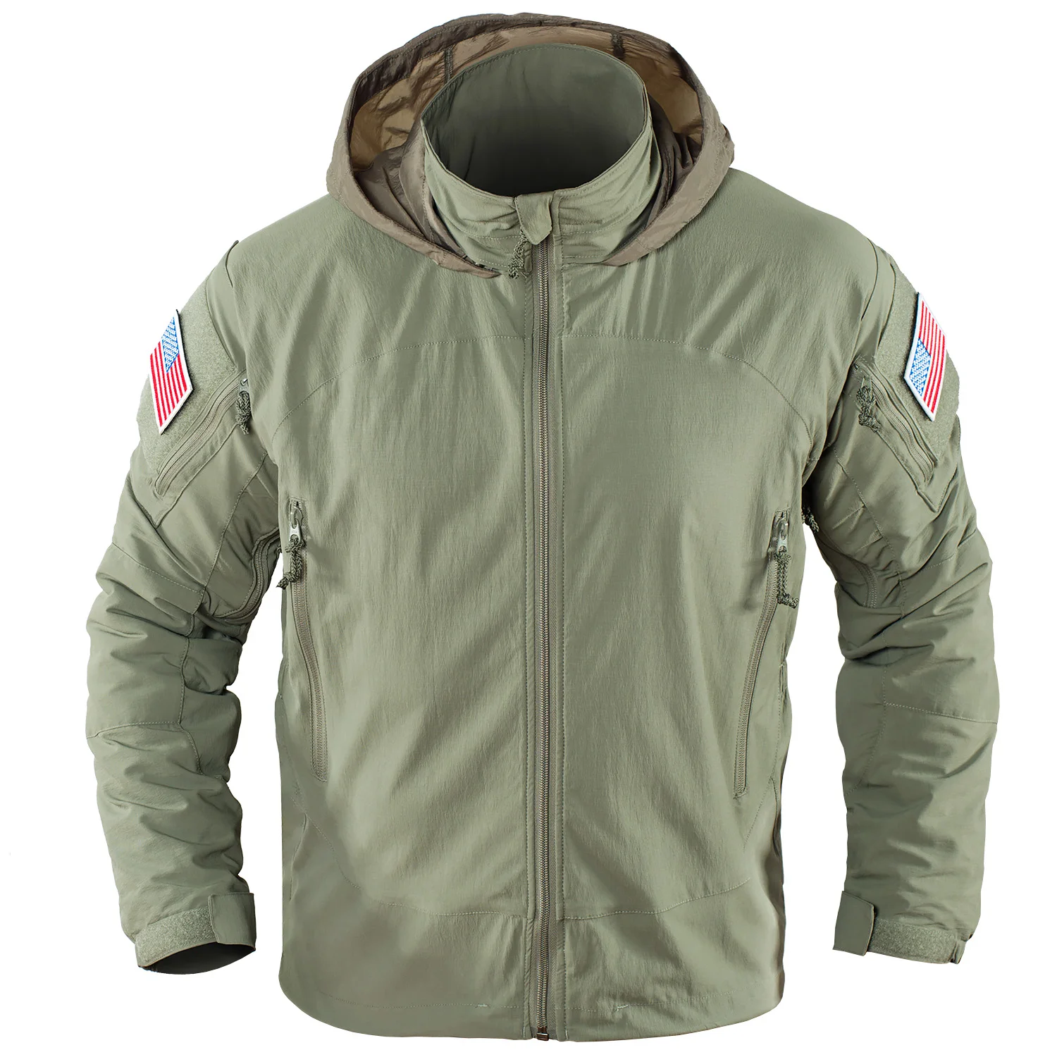 Chaqueta táctica al aire libre Pata PCU L5 Softshell, abrigo de campo de combate de asalto de estilo fino de nailon para senderismo, uniforme militar de escalada - imagen 5