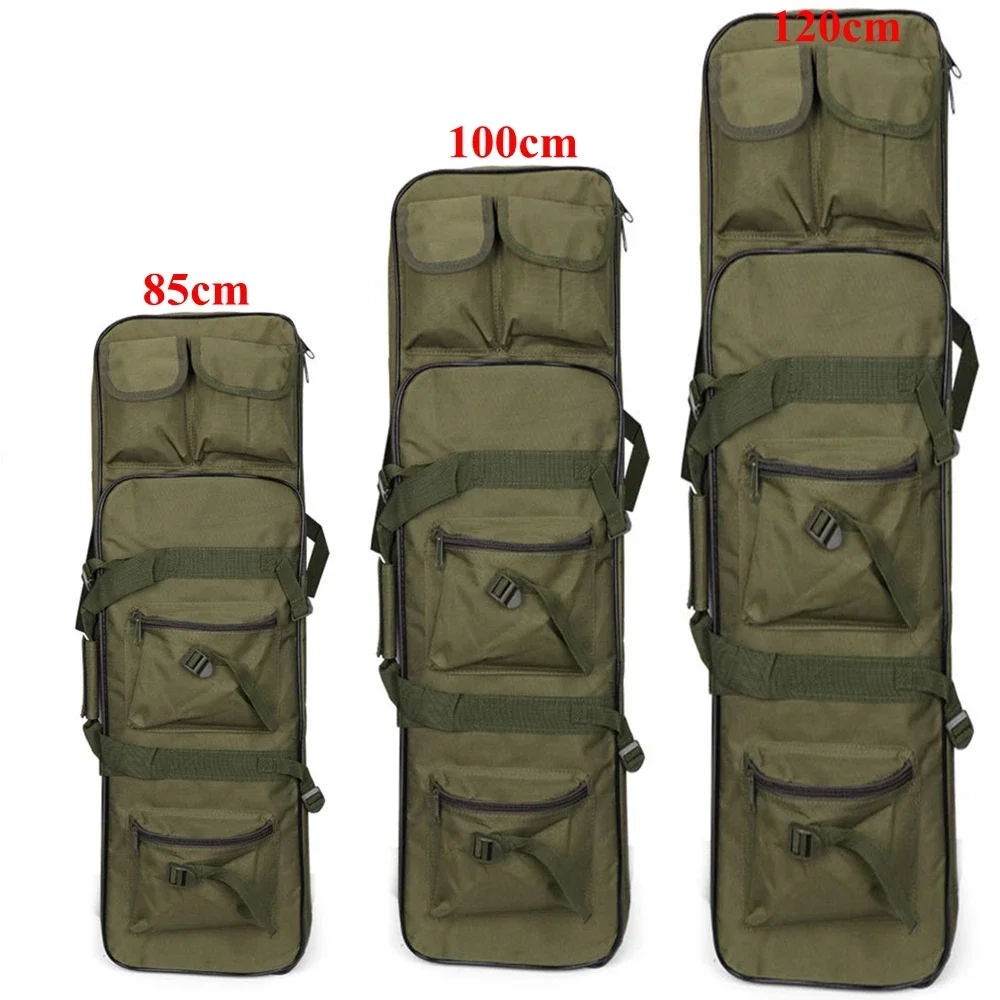 Funda de nailon resistente para pistola de Rifle, bolsa táctica para pistola de francotirador, Airsoft, carabina, Rifle de aire, bolso de hombro, 85, 100, 120cm - imagen 4