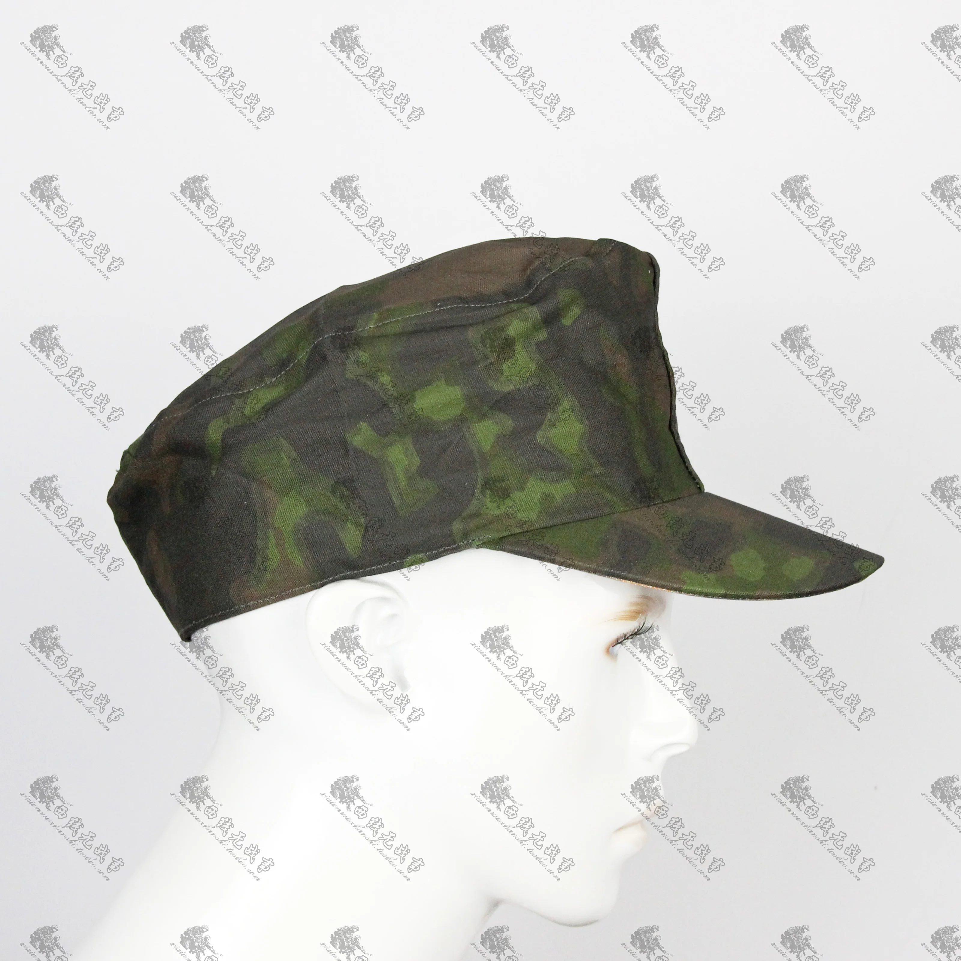 Sombrero de campo de camuflaje con borde antiniebla de élite alemana, sombrero de camuflaje con borde borroso M43, uso de doble cara - imagen 3