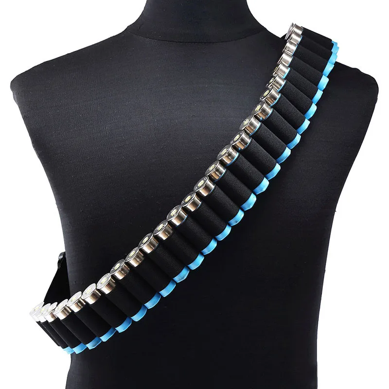 Bandolera táctica para escopeta de 27/30 rondas, cinturón ajustable para escopeta, soporte para munición, accesorios de caza de calibre 12 - imagen 2