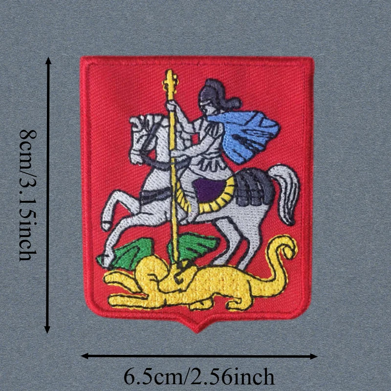 Parche bordado de Caballero guardián, chaleco táctico, insignia de moral con gancho y bucle, pegatinas decorativas para mochila, parches para brazalete para ropa - imagen 3