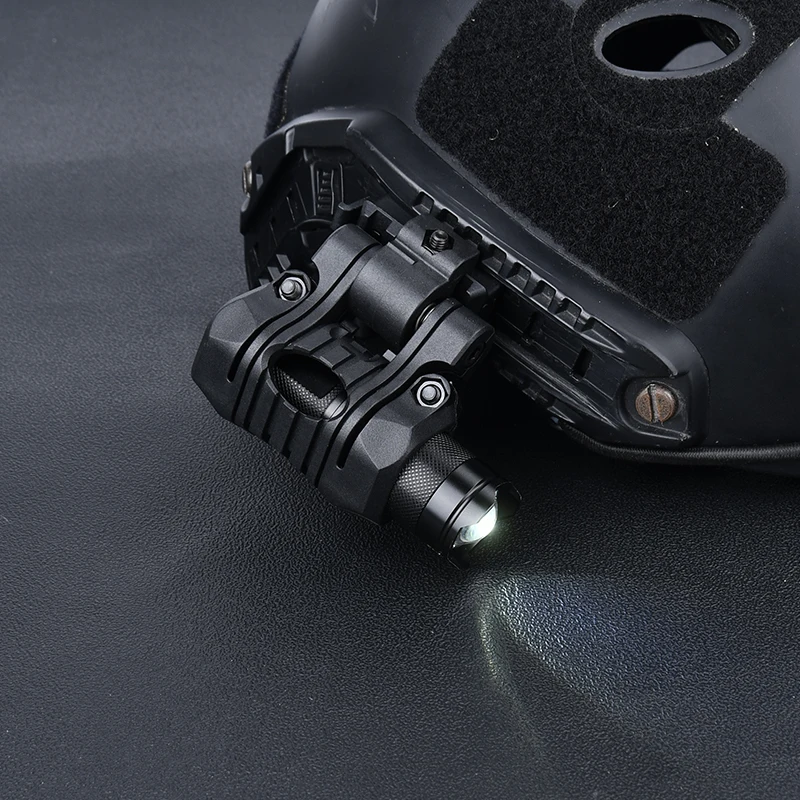 WADSN-Lámpara estroboscópica para casco táctico, luz de explorador colgante AIrsoft momentánea, compatible con casco rápido, linterna LED de caza con riel de 20mm - imagen 3