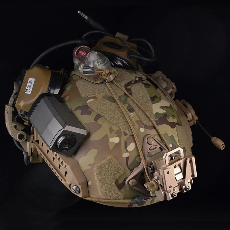 Modelo de cámara táctica CS con gancho, pegatina mágica, COSPLAY de película de juguete, accesorios para casco rápido - imagen 5