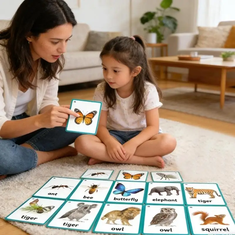 Tarjetas flash de insectos salvajes infantiles con imágenes vibrantes - imagen 3
