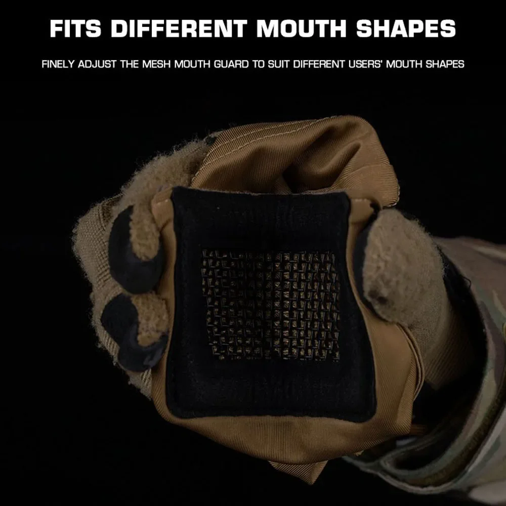 Máscara Airsoft para hombre, máscara deportiva, pasamontañas, protección facial completa, sombreros de caballero para Paintball, caza, deporte, ciclismo - imagen 5