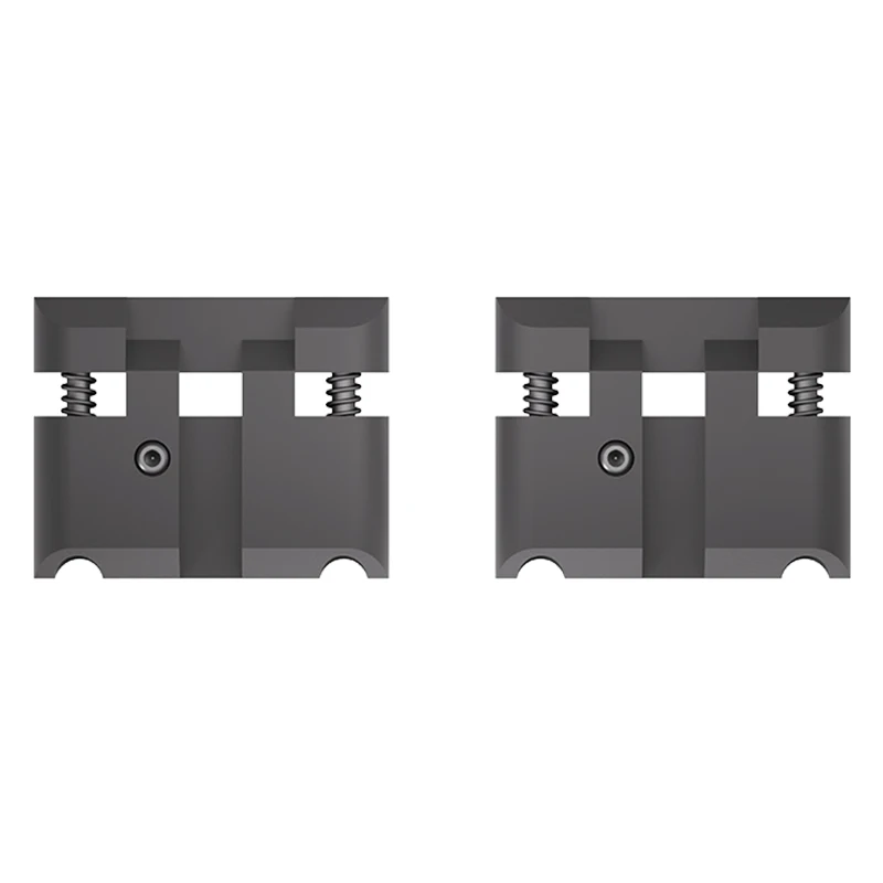 Óptica vectorial cola de milano al riel de montaje Weaver 2 piezas de metal completo para caza y tácticas - imagen 4