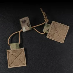 Correas elásticas tácticas, sujetador de revistas para plataforma de pecho D3CRM, gancho y bucle, cuerda de retención de Radio, hebilla fija, accesorios para chaleco