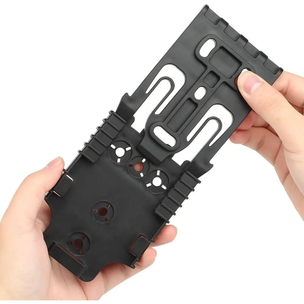 Kit QLS de 5 uds., sistema de bloqueo rápido, accesorio de plataforma de placa receptora QLS para funda de servicio, bloqueo, conectar funda de pierna caída - imagen 2