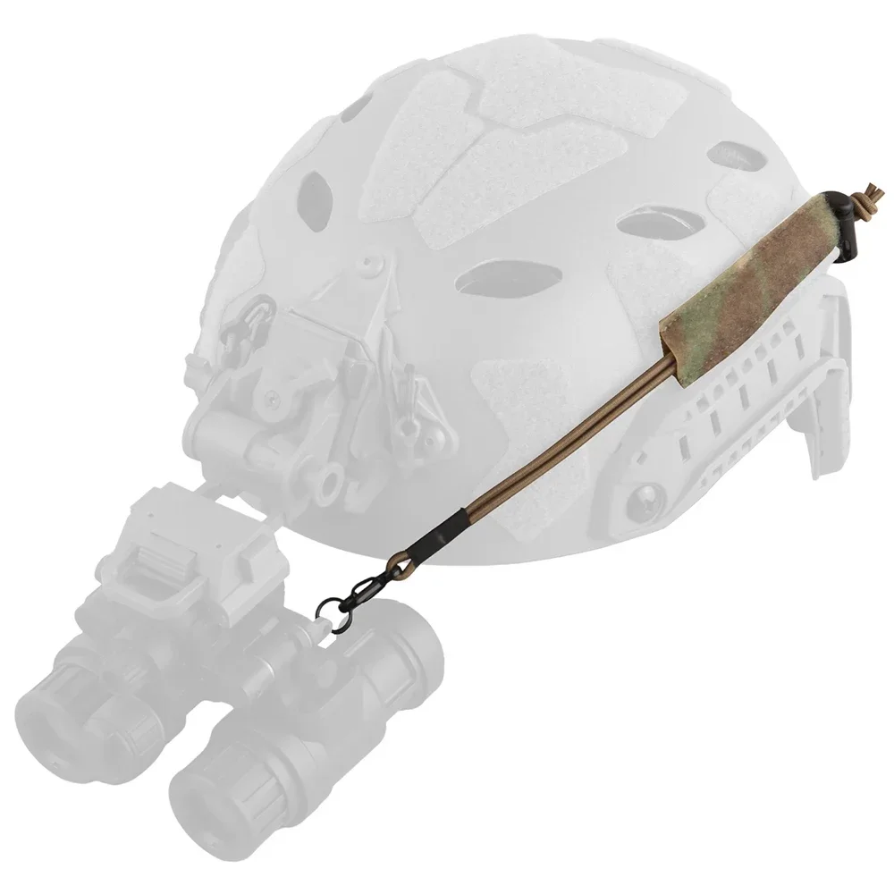 Dispositivo de visión nocturna para casco táctico, cuerda fija antipérdida, cordón V4 Nvg, múltiples ángulos de uso libremente ajustables - imagen 5