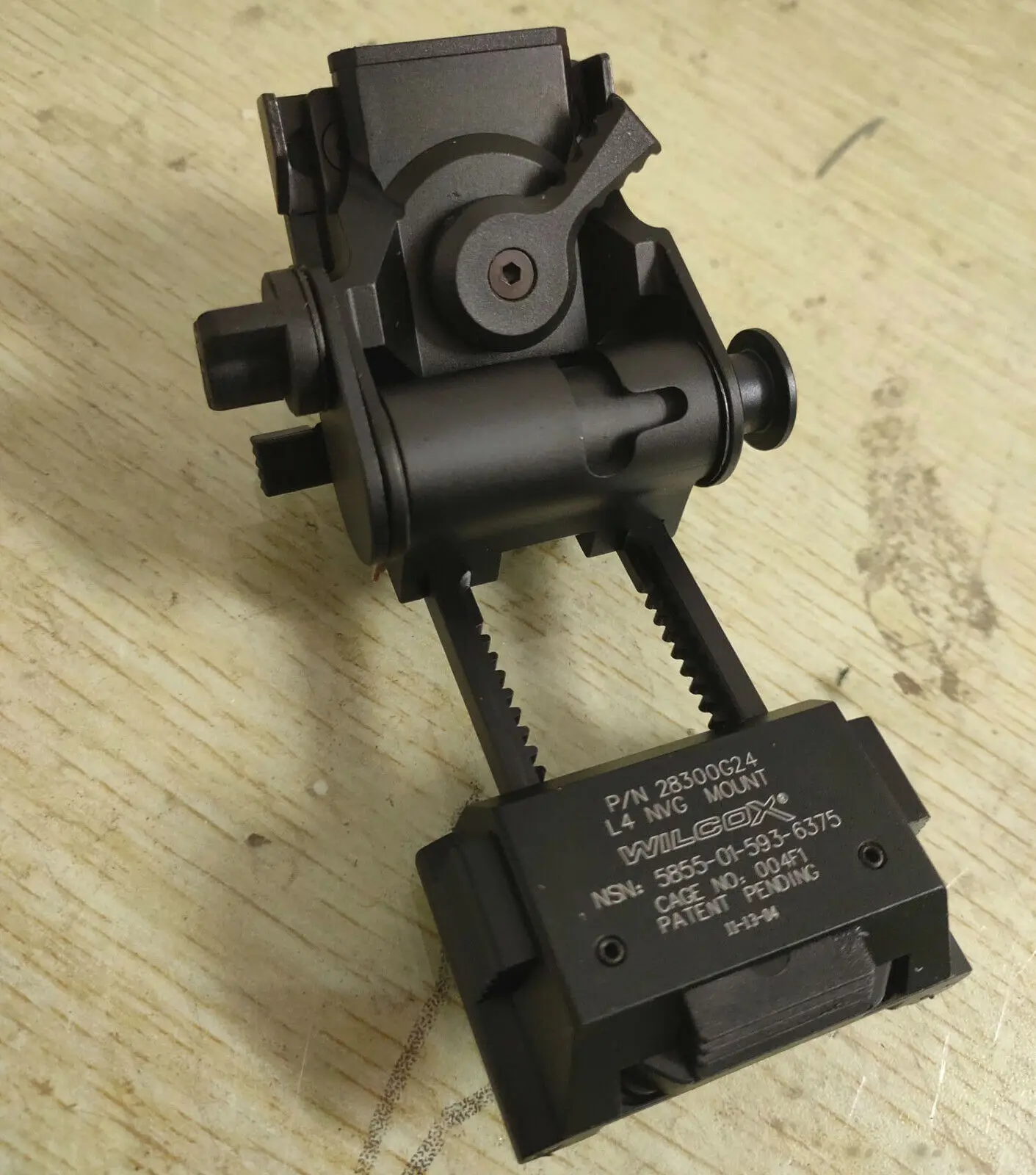 Soporte NVG de aleación de aluminio CNC L4g24, soporte para casco de camión volquete para PVS15 PVS18 GPNVG18 - imagen 3