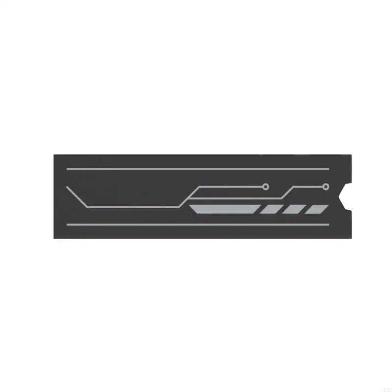 J1HC Altos rendimientos Grafenos Pad, almohadilla enfriamiento M.2 2280 SSDS SLUDS para PC M.2 - imagen 4