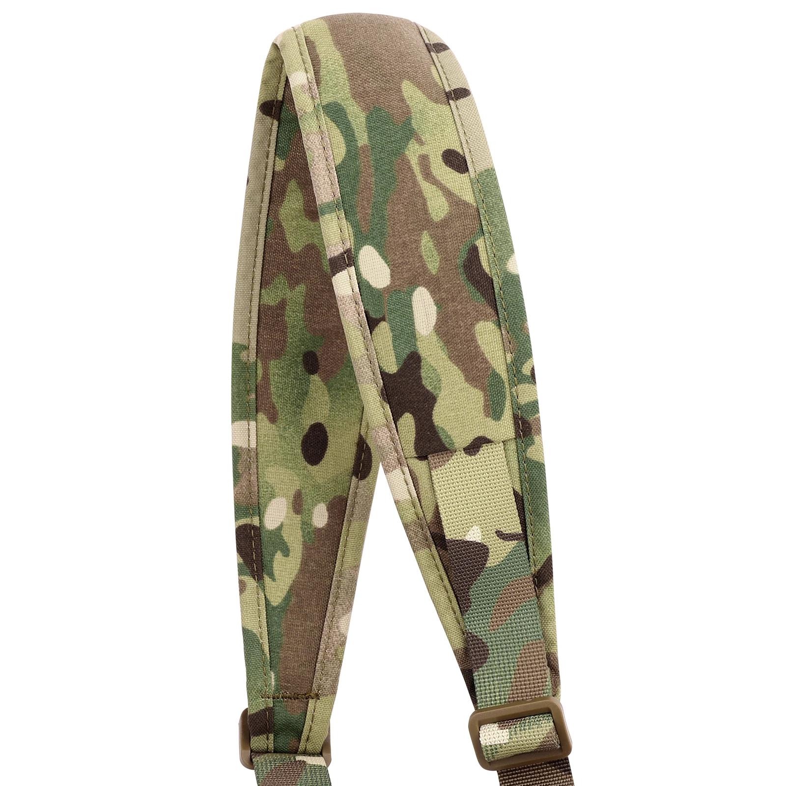 KRYDEX-eslinga de Rifle táctico de un solo punto, correa de hombro Modular acolchada, correa de tirachinas, hebilla de Metal de ajuste rápido - imagen 3