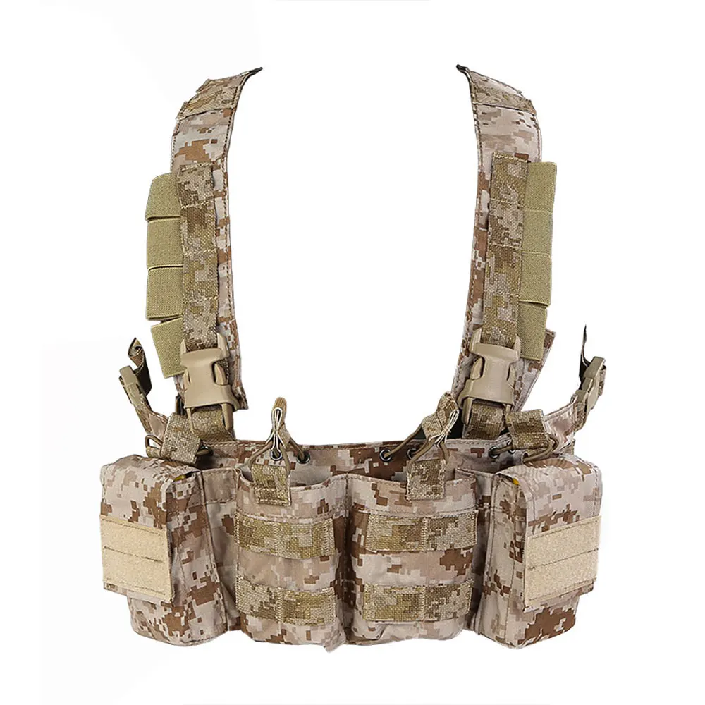 Emersongear-Chaleco de aparejo de pecho fácil, chaleco de combate táctico con bolsa para revistas, chaleco de caza Airsoft de nailon 11,11 ventas - imagen 2