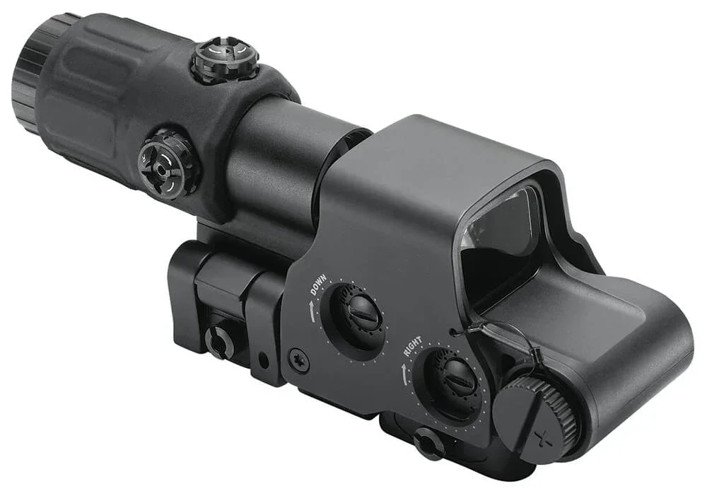 Lupa táctica Eotech 3X, unidad 2,26, elevador óptico de montaje rápido para alcance G33 G43 558, mira telescópica holográfica de punto rojo - imagen 4