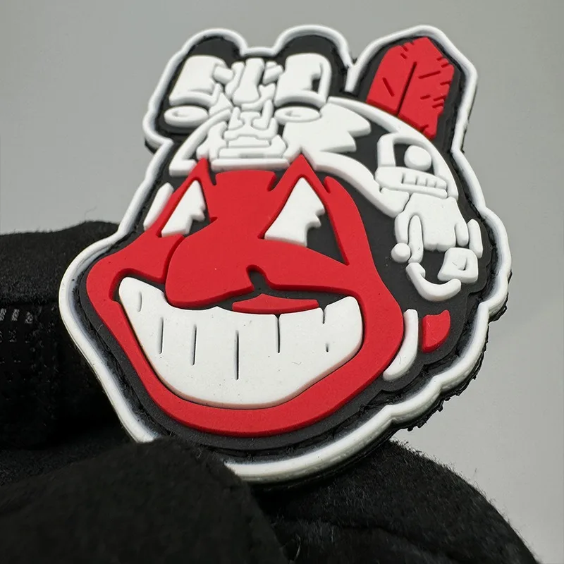 Brazalete de PVC de observación de línea frontal, Parche de gancho y bucle de telescopio, réplica de sello, insignia de moral de Dron monstruo científico, insignia Diy - imagen 3