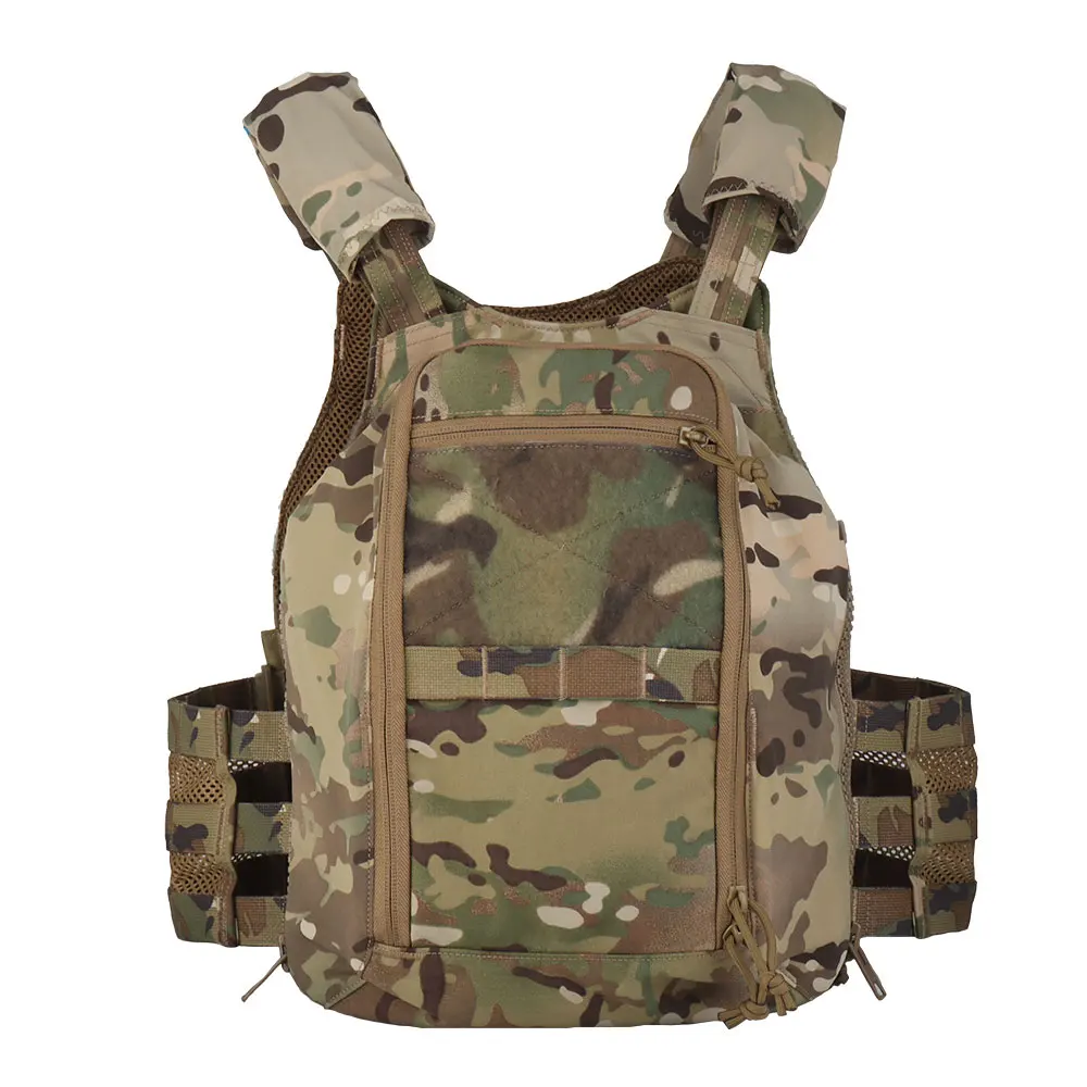 Chaleco táctico de escarabajo con bolsa trasera, chaleco multifuncional para caza al aire libre, tiro, Airsoft, portador de placa, equipo de protección - imagen 4