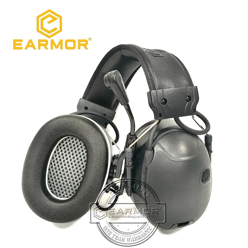EARMOR-auriculares inalámbricos C51 con Bluetooth, dispositivo de audio con recogida de voz y reducción de ruido, para comunicación táctica, para tiro - imagen 2