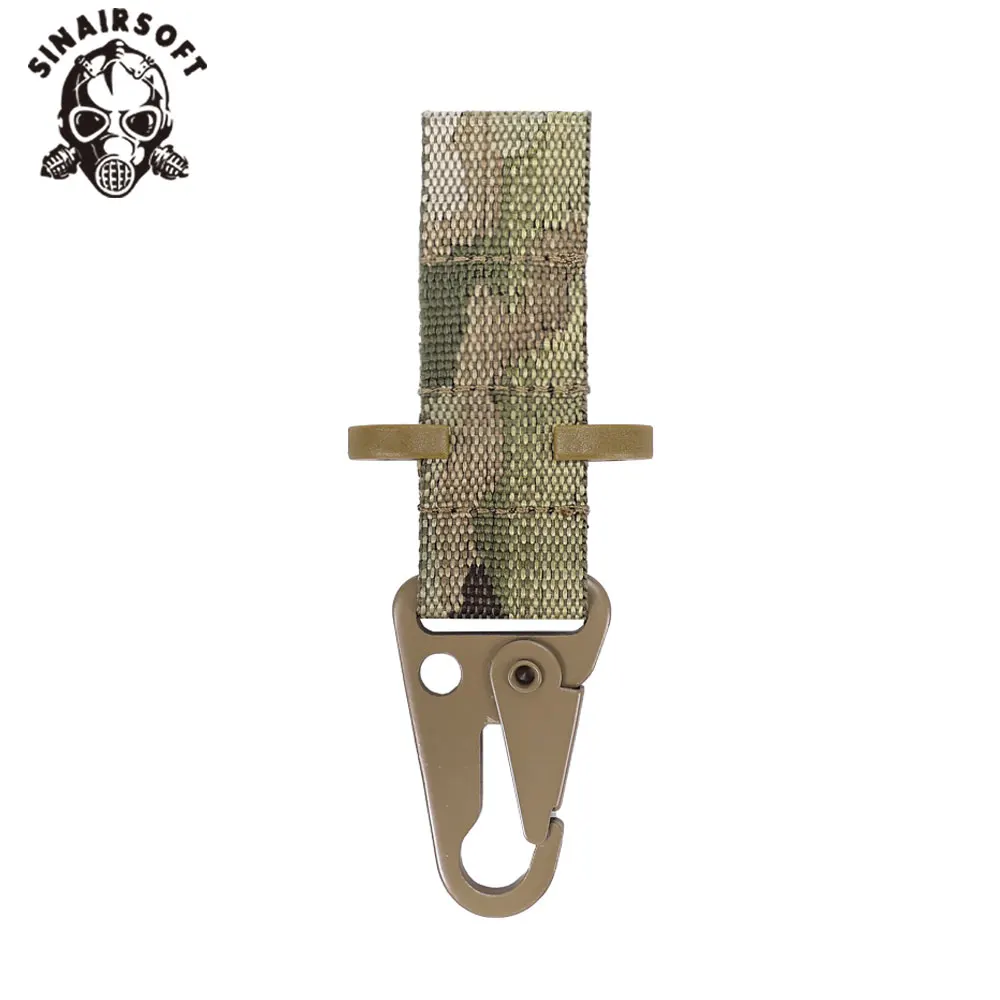 Mosquetón colgante con gancho para choque táctico, Clip de correas Molle ICB, faja de Metal para exteriores, cinturón, accesorios para chaleco de caza - imagen 4