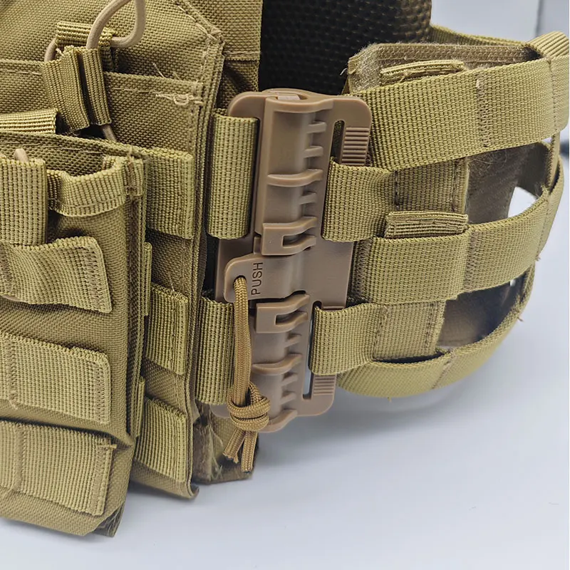 Nuevo Chaleco táctico JPC con hebilla de liberación rápida, bolsa Triple para revistas, portador de caza, accesorio Airsoft, chaleco de juego MOLLE Army CS, equipo - imagen 4