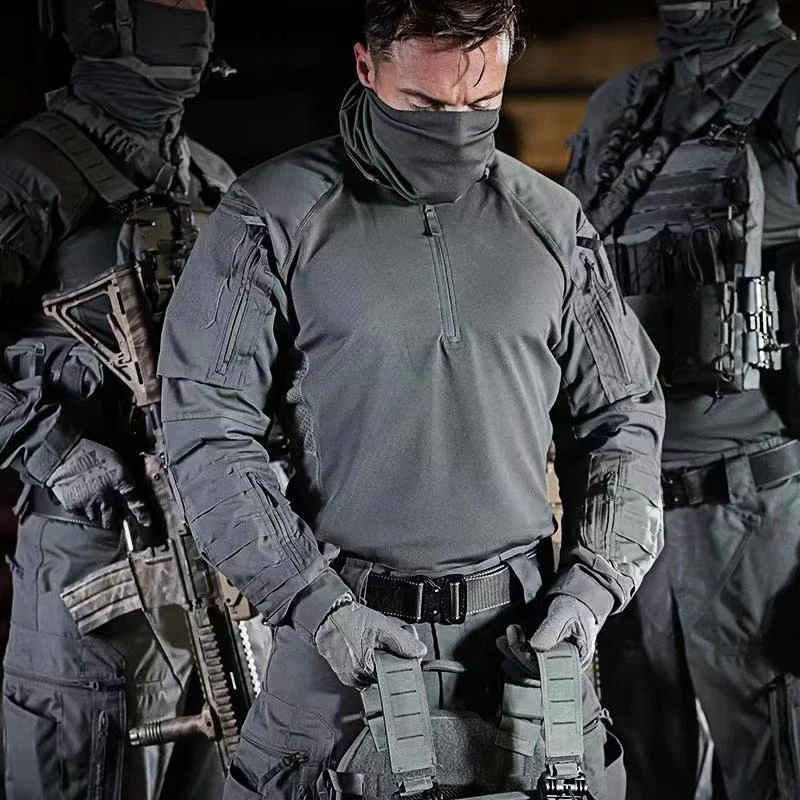 Traje táctico de rana para hombre, traje de camuflaje para entrenamiento de campo Cs al aire libre, nuevo, primavera y verano - imagen 2