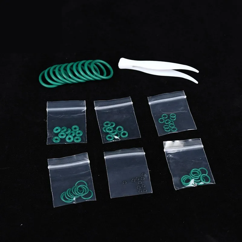 Juego de anillos tácticos de goma flúor para GBB Marui TM Glock 17 G17, junta de sello de silicona plana verde, pistola de aire - imagen 3