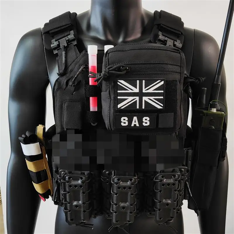 AQzxdc Conjunto completo de cos Call of Duty 19 Night War Night Raid Ghost Chaleco táctico Accesorios Chaleco de campo al aire libre (excluyendo accesorios) - imagen 4