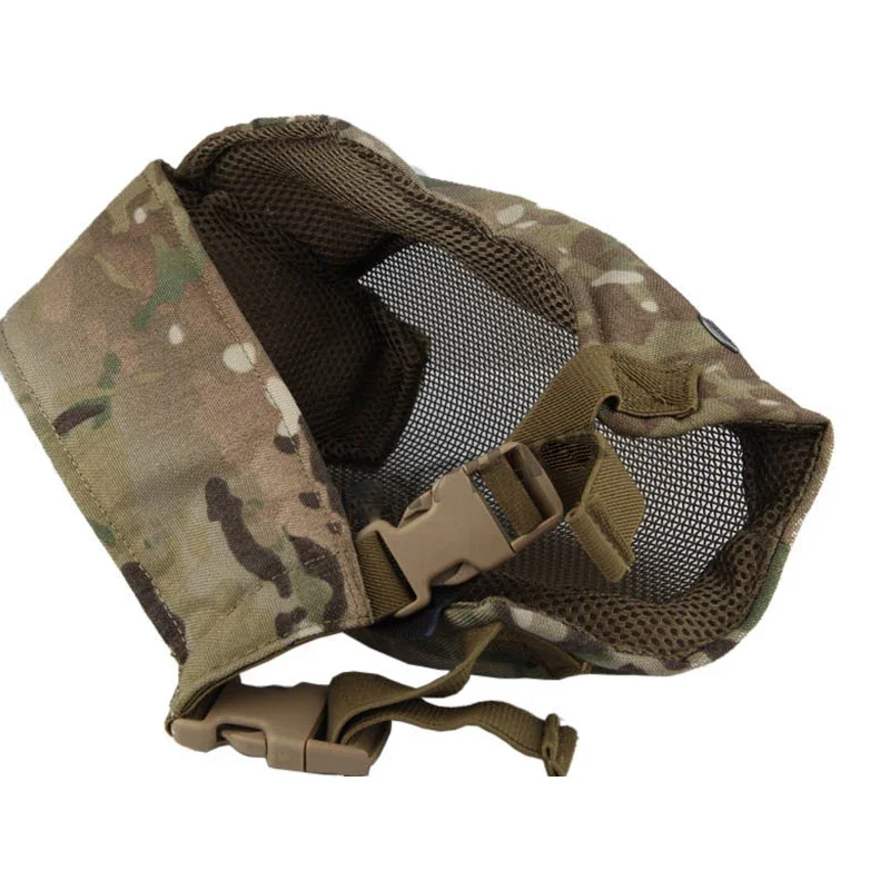 Emersongear-mascarilla facial completa de malla metálica extrema, equipo de protección, gorros tácticos, Airsoft, caza, senderismo, ciclismo, combate al aire libre - imagen 4