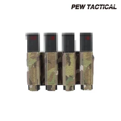 PEW TACTICAL FERRO STYLE Turnover - Quad SMG Pequeño 9mm AIRSOFT MAG Glock H&K MP5 MP9 ARP9