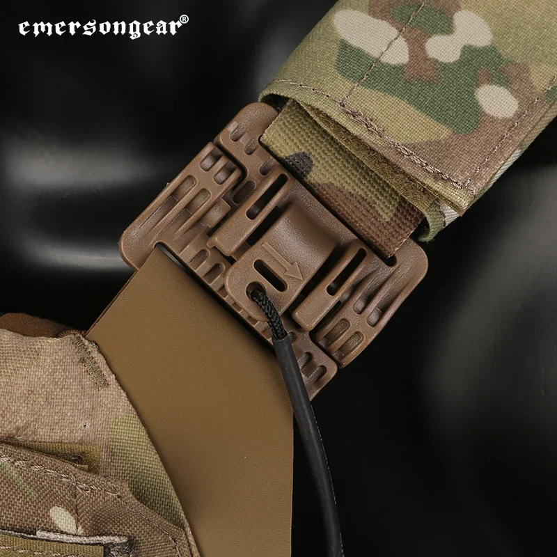 Emersongear liberación rápida Jum 2,0 portador de placa chaleco táctico senderismo caza combate Molle Airsoft Nylon al aire libre EM7403 - imagen 4