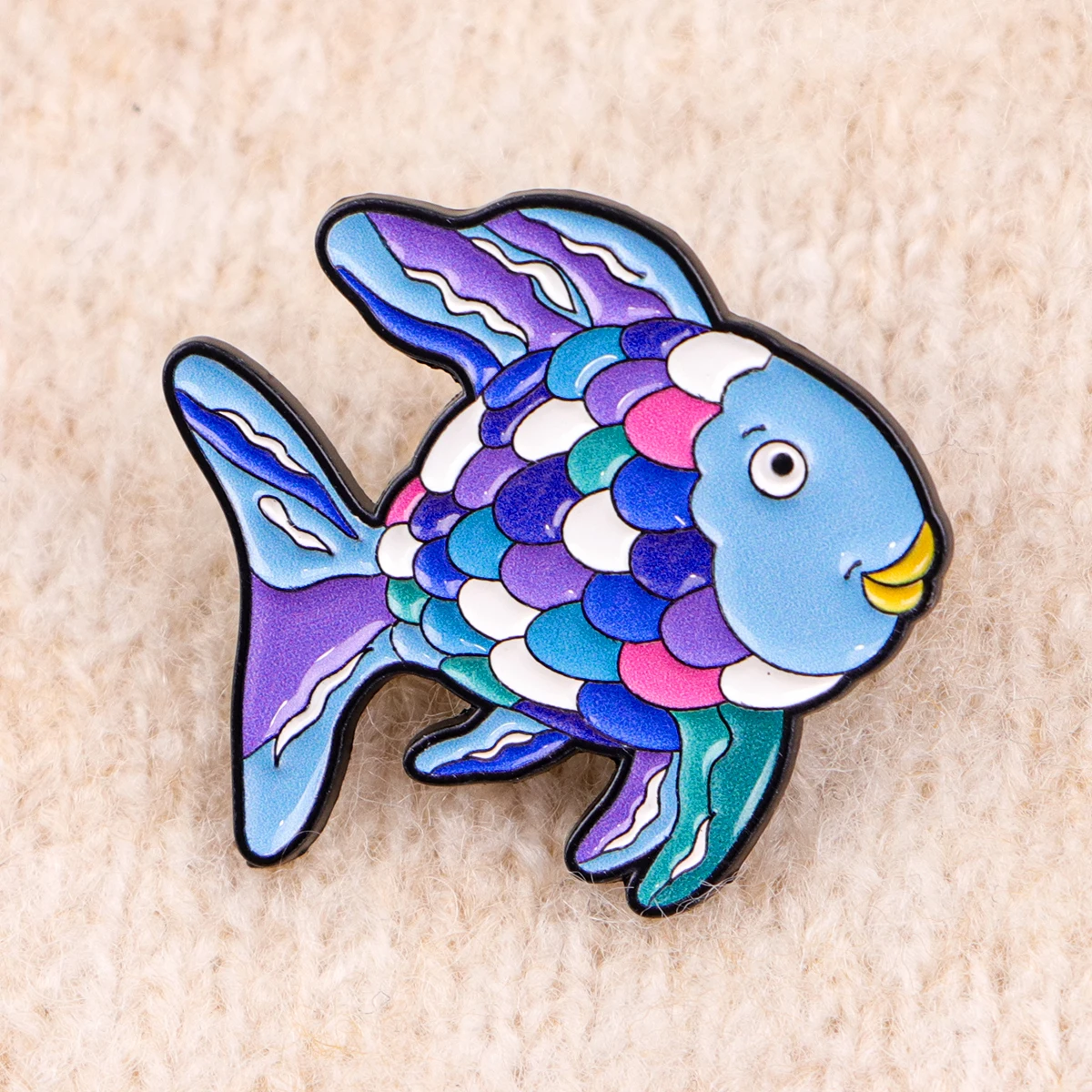 3 unids/set de alfileres esmaltados de pez colorido, conjunto de broche crepuscular, Pin de solapa de Metal, insignia, accesorios para mochila, joyería, regalos para mejores amigos - imagen 2