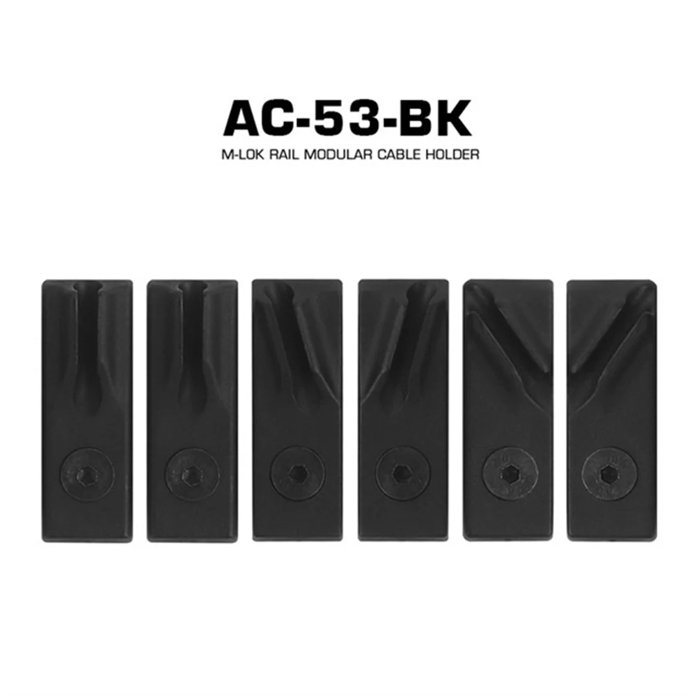 Soporte para cables modular con riel M-LOk, organizador de cables, material de nailon compatible con riel guía M-LOK - imagen 5