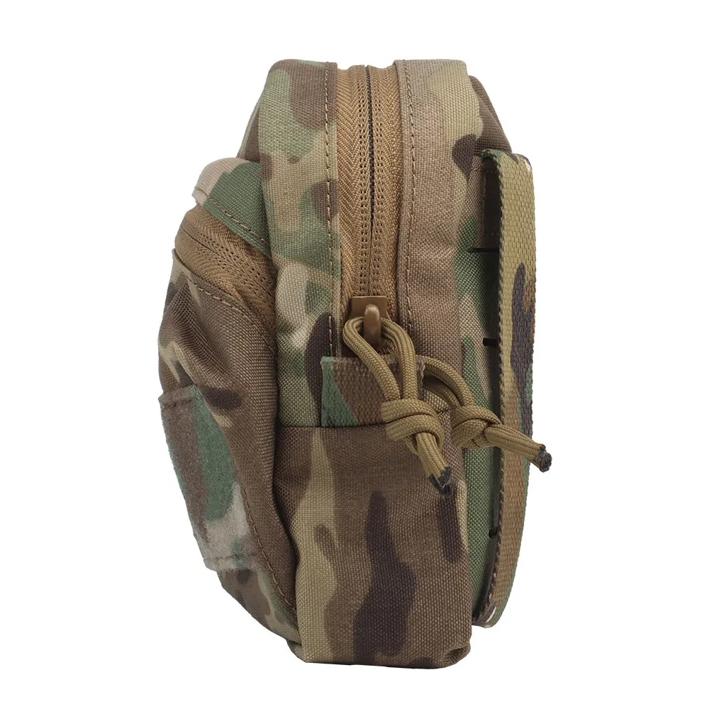 Bolsa táctica CCS, bolsa con sistema MOLLE, bolsa de utilidad con doble cremallera, chaleco de caza, accesorio, organizadores Airsoft, bolsa de reciclaje - imagen 3