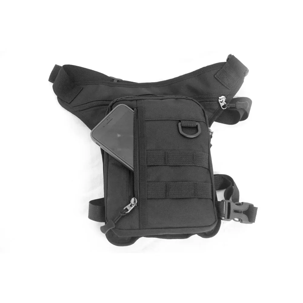 Bolsa táctica de pierna MOLLE impermeable para ciclismo y senderismo - imagen 5