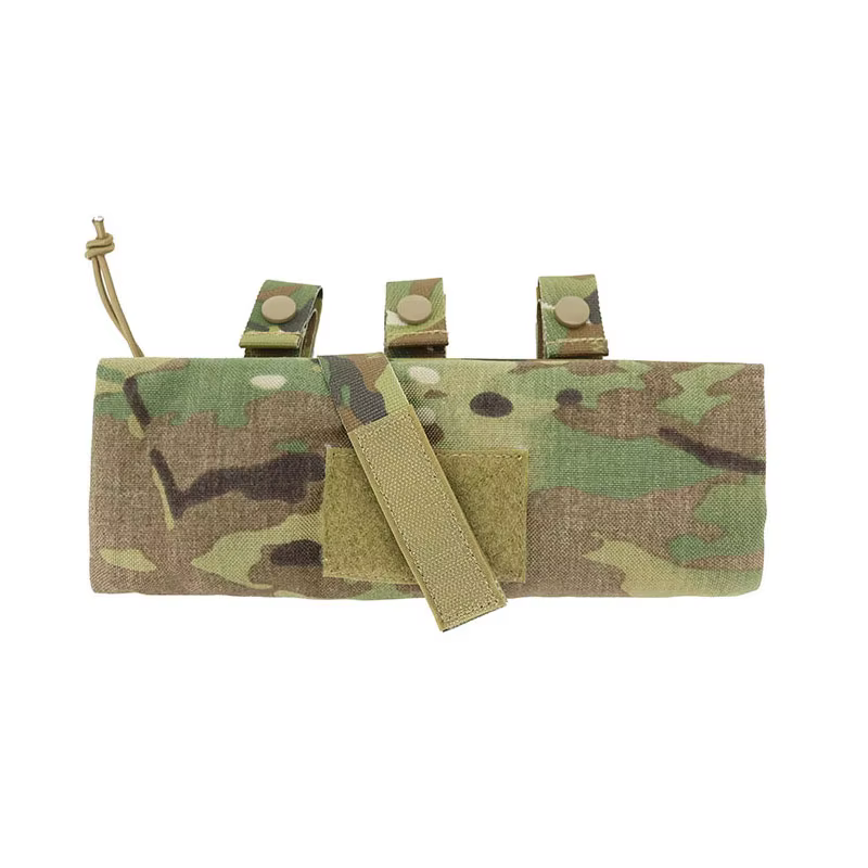 Chaleco táctico cintura MOLLE con bolsa plegable multiusos para outdoor - imagen 4