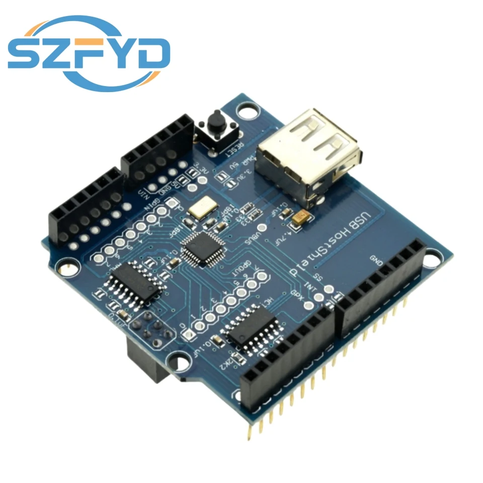 El escudo USB Host es compatible con Google ADK para el módulo de placa de desarrollo UNO MEGA MAX3421 - imagen 2